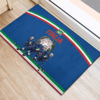 Italy Hockey Rubber Doormat Italia Hockey Pride Vintage Blue