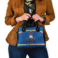 Italy Hockey Shoulder Handbag Italia Hockey Pride Vintage Blue