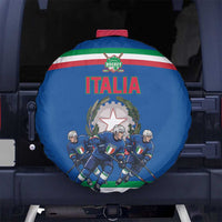 Italy Hockey Spare Tire Cover Italia Hockey Pride Vintage Blue