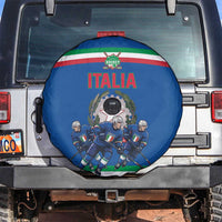 Italy Hockey Spare Tire Cover Italia Hockey Pride Vintage Blue