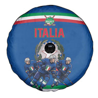 Italy Hockey Spare Tire Cover Italia Hockey Pride Vintage Blue