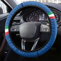 Italy Hockey Steering Wheel Cover Italia Hockey Pride Vintage Blue
