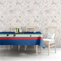 Italy Hockey Tablecloth Italia Hockey Pride Vintage Blue