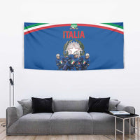 Italy Hockey Tapestry Italia Hockey Pride Vintage Blue
