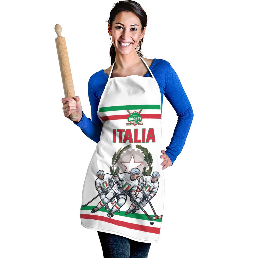 Italy Hockey Apron Italia Hockey Pride Vintage White