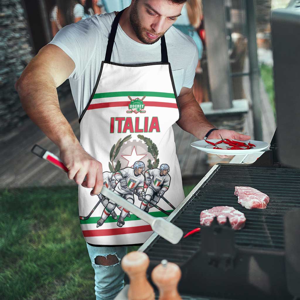 Italy Hockey Apron Italia Hockey Pride Vintage White