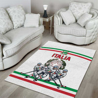Italy Hockey Area Rug Italia Hockey Pride Vintage White