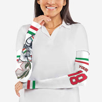 Italy Hockey Custom Arm Sleeves Italia Hockey Pride Vintage White