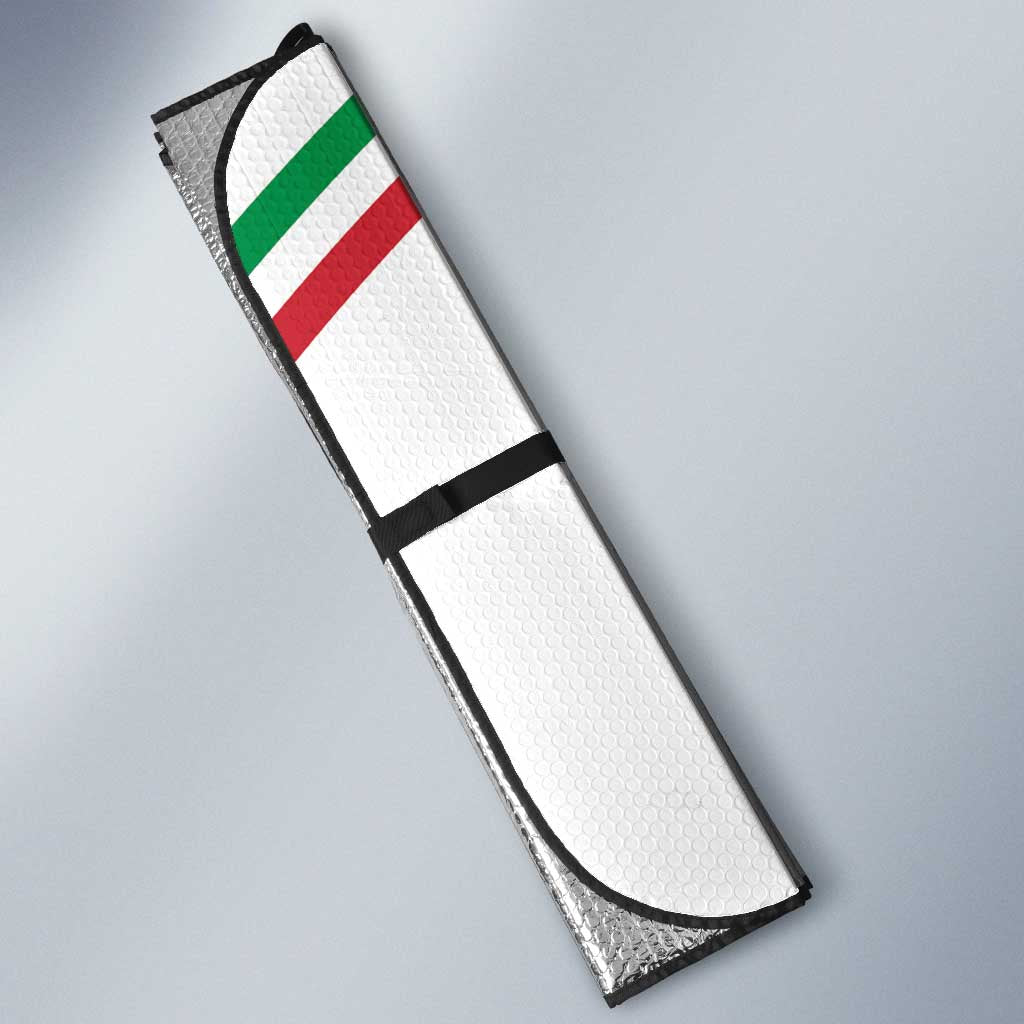 Italy Hockey Auto Sun Shade Italia Hockey Pride Vintage White