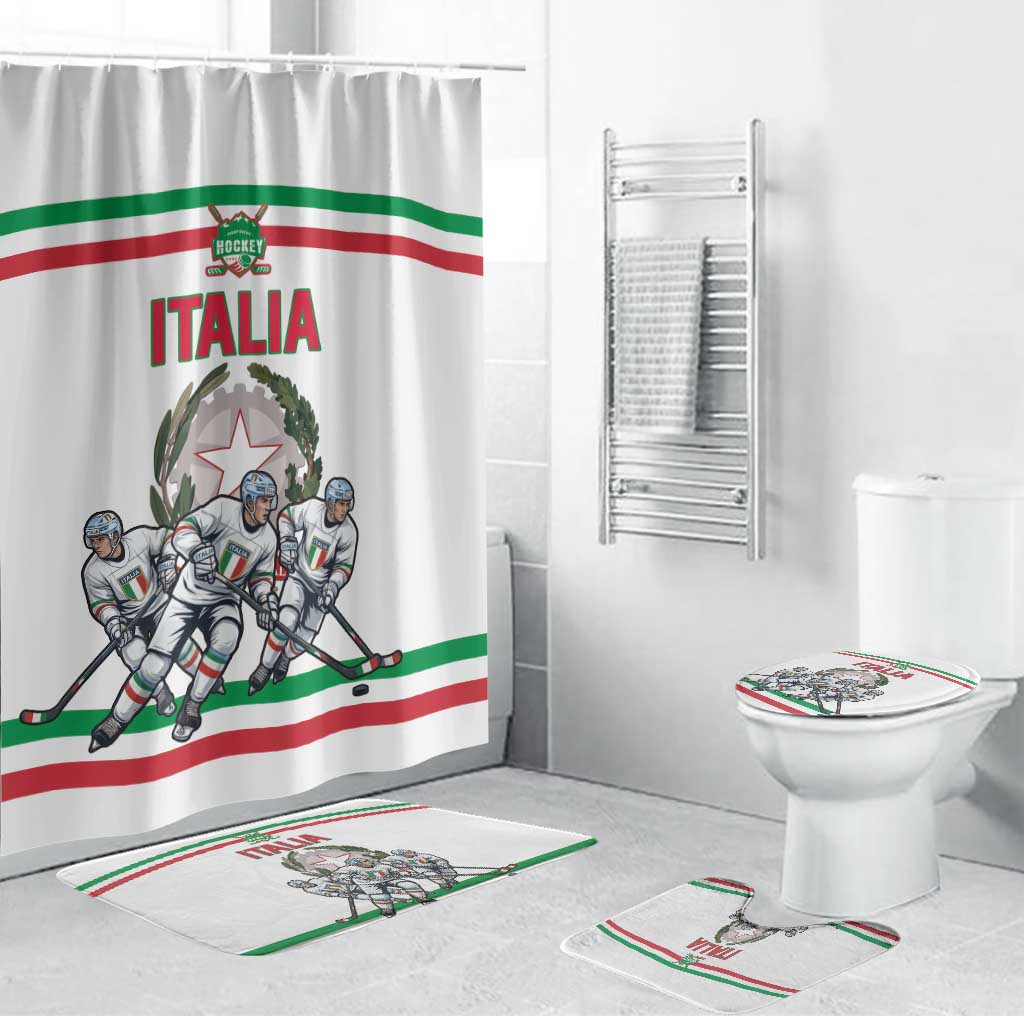 Italy Hockey Bathroom Set Italia Hockey Pride Vintage White