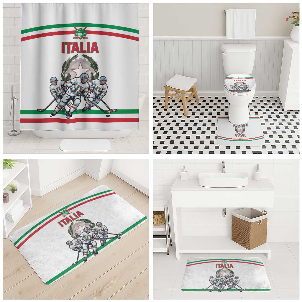 Italy Hockey Bathroom Set Italia Hockey Pride Vintage White