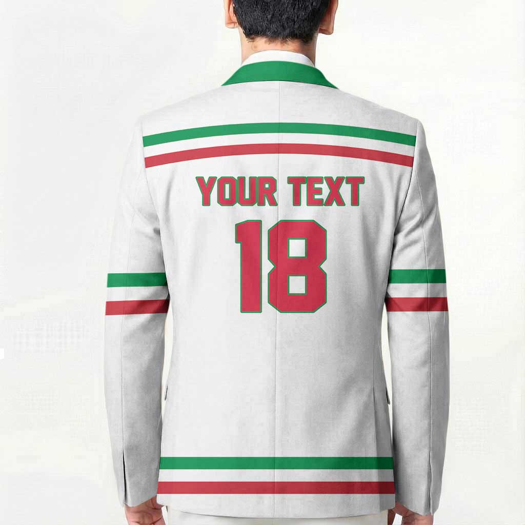 Italy Hockey Custom Blazer Italia Hockey Pride Vintage White