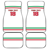 Italy Hockey Custom Car Mats Italia Hockey Pride Vintage White