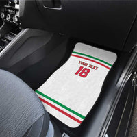 Italy Hockey Custom Car Mats Italia Hockey Pride Vintage White