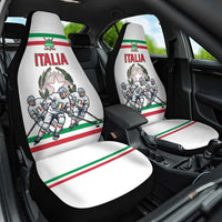 Italy Hockey Car Seat Cover Italia Hockey Pride Vintage White