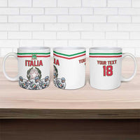 Italy Hockey Custom Ceramic Mug Italia Hockey Pride Vintage White