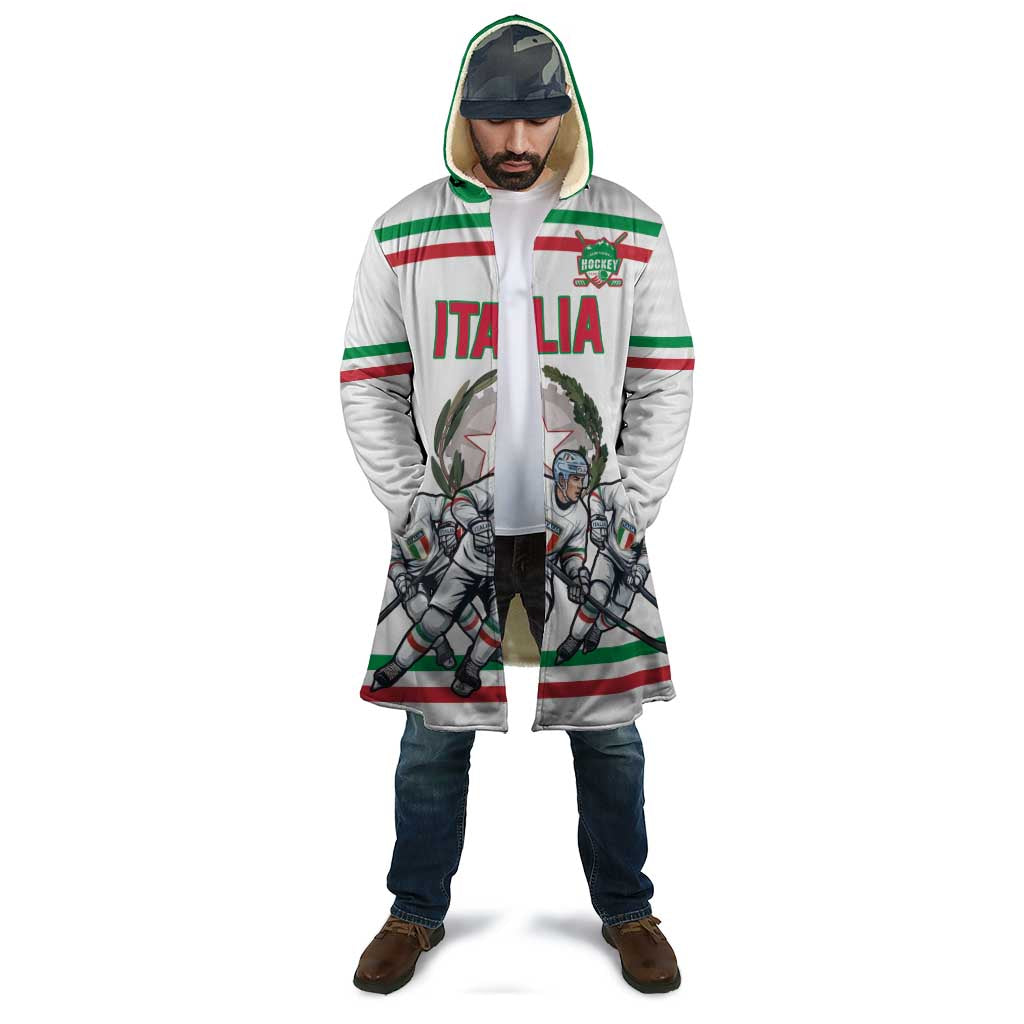 Italy Hockey Custom Cloak Italia Hockey Pride Vintage White