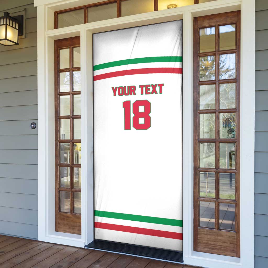 Italy Hockey Custom Door Cover Italia Hockey Pride Vintage White