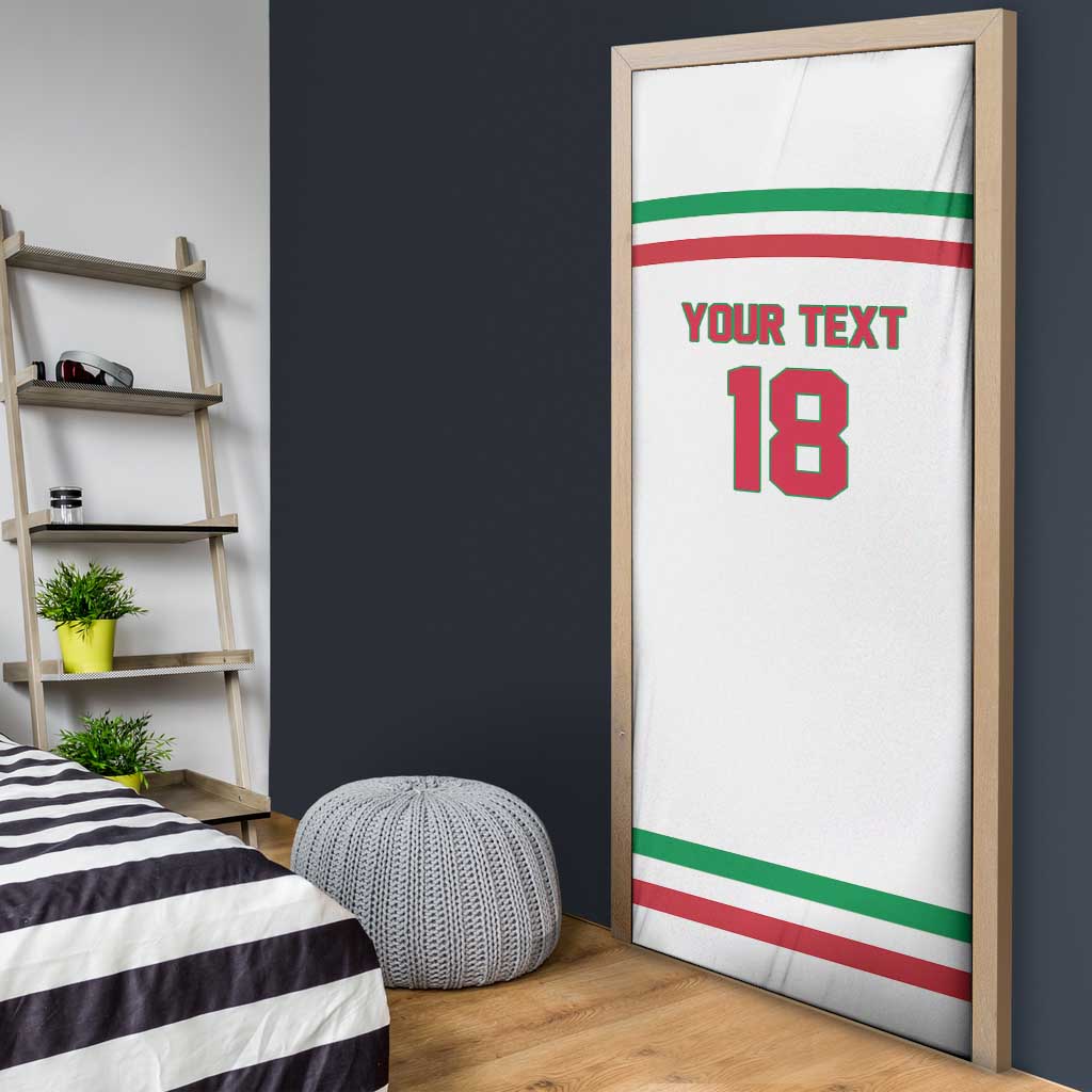 Italy Hockey Custom Door Cover Italia Hockey Pride Vintage White