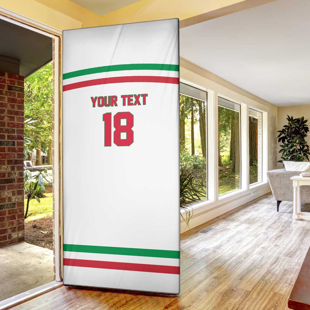 Italy Hockey Custom Door Cover Italia Hockey Pride Vintage White