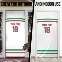 Italy Hockey Custom Door Cover Italia Hockey Pride Vintage White