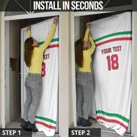 Italy Hockey Custom Door Cover Italia Hockey Pride Vintage White