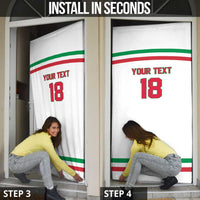 Italy Hockey Custom Door Cover Italia Hockey Pride Vintage White