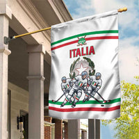 Italy Hockey Garden Flag Italia Hockey Pride Vintage White