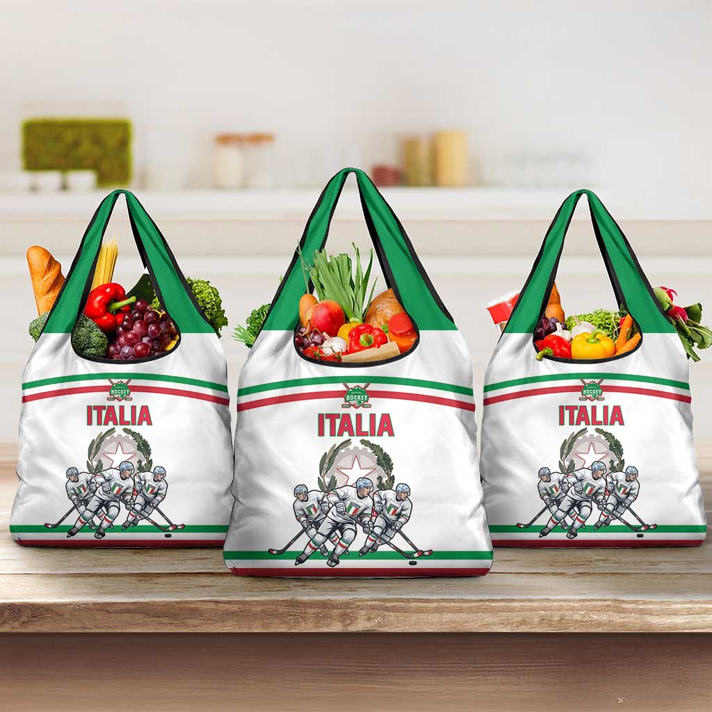 Italy Hockey Grocery Bag Italia Hockey Pride Vintage White