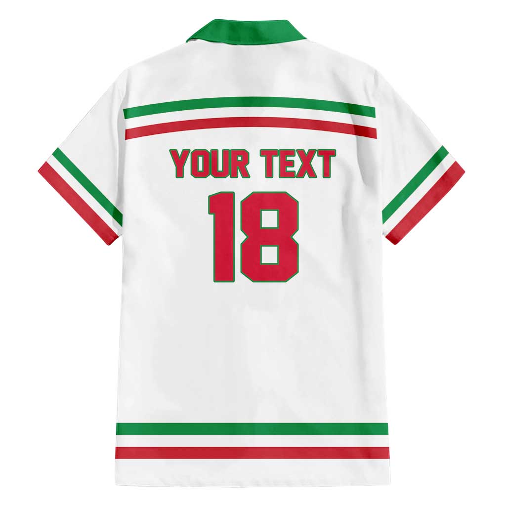Italy Hockey Custom Hawaiian Shirt Italia Hockey Pride Vintage White