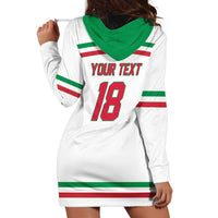 Italy Hockey Custom Hoodie Dress Italia Hockey Pride Vintage White