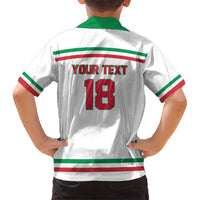Italy Hockey Custom Kid Hawaiian Shirt Italia Hockey Pride Vintage White