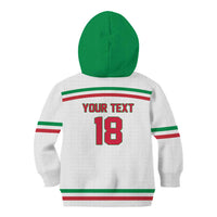 Italy Hockey Custom Kid Hoodie Italia Hockey Pride Vintage White