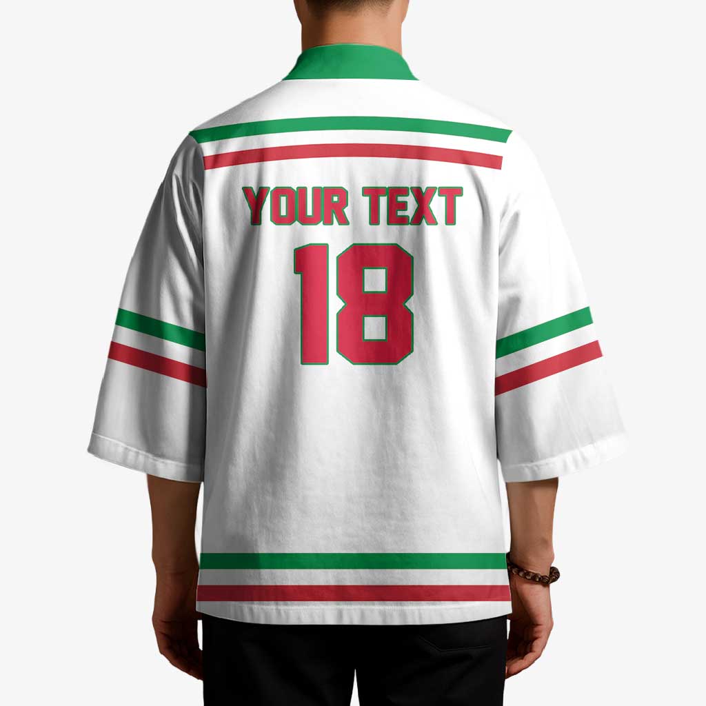 Italy Hockey Custom Kimono Italia Hockey Pride Vintage White