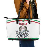 Italy Hockey Leather Tote Bag Italia Hockey Pride Vintage White