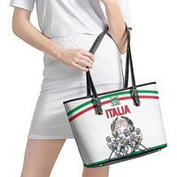Italy Hockey Leather Tote Bag Italia Hockey Pride Vintage White