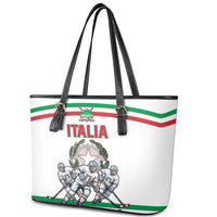 Italy Hockey Leather Tote Bag Italia Hockey Pride Vintage White