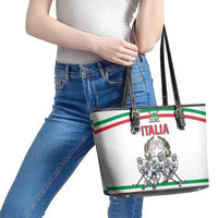Italy Hockey Leather Tote Bag Italia Hockey Pride Vintage White
