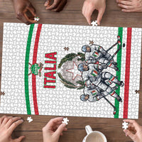 Italy Hockey Puzzle Italia Hockey Pride Vintage White