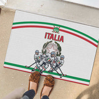 Italy Hockey Rubber Doormat Italia Hockey Pride Vintage White