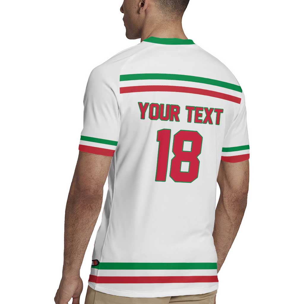 Italy Hockey Custom Rugby Jersey Italia Hockey Pride Vintage White