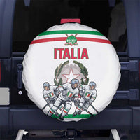 Italy Hockey Spare Tire Cover Italia Hockey Pride Vintage White