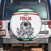 Italy Hockey Spare Tire Cover Italia Hockey Pride Vintage White