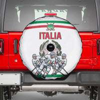 Italy Hockey Spare Tire Cover Italia Hockey Pride Vintage White