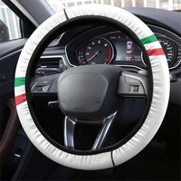 Italy Hockey Steering Wheel Cover Italia Hockey Pride Vintage White