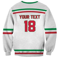Italy Hockey Custom Sweatshirt Italia Hockey Pride Vintage White