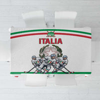 Italy Hockey Tablecloth Italia Hockey Pride Vintage White