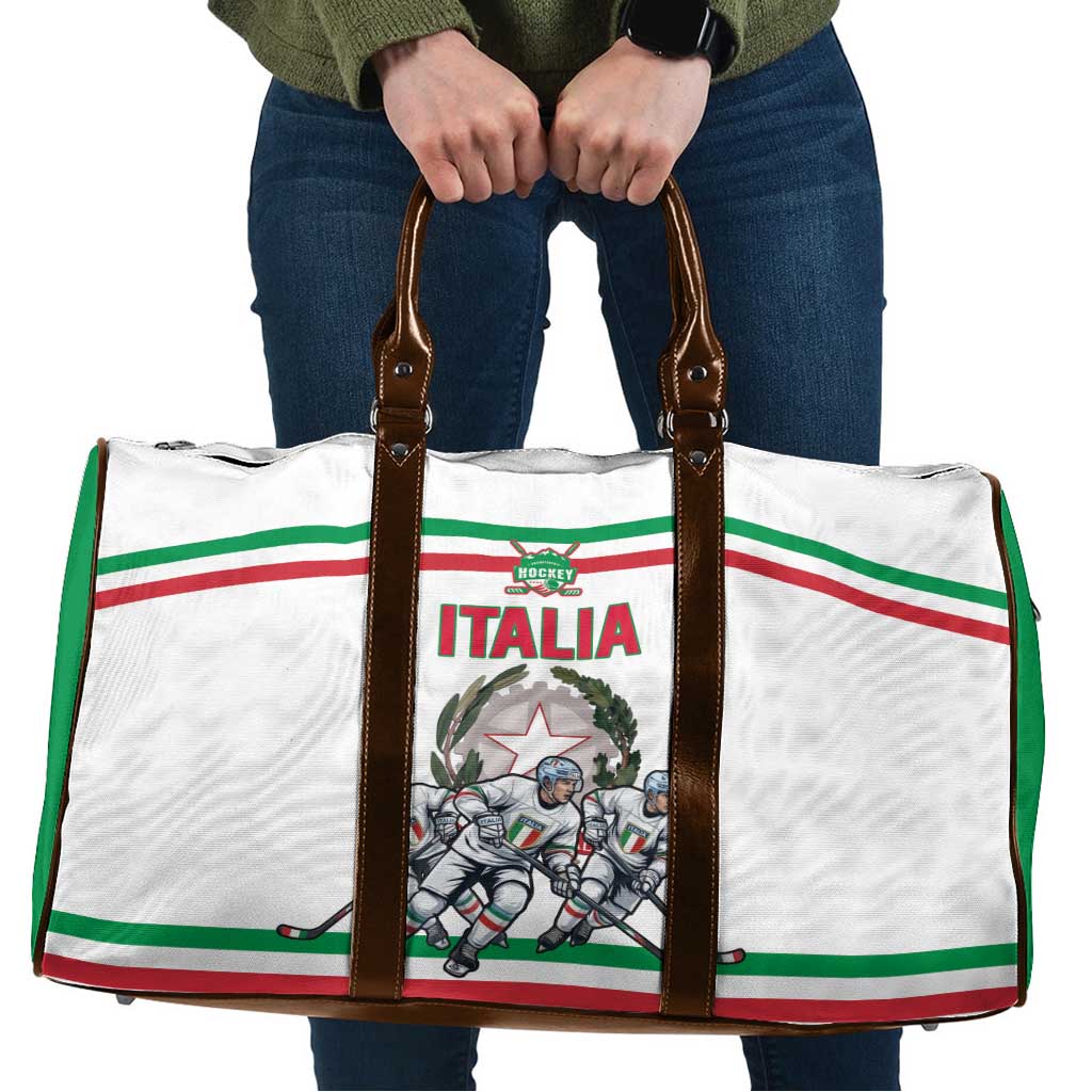 Italy Hockey Travel Bag Italia Hockey Pride Vintage White