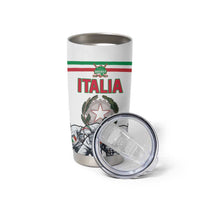 Italy Hockey Custom Tumbler Cup Italia Hockey Pride Vintage White