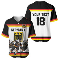 Germany Hockey Custom Baseball Jersey German Eagle Hockey Pride